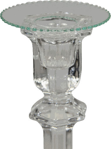 [00312A00] Kerzenteller Ø 7 cm mit Zackenrand