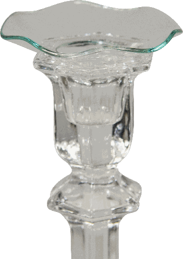 [00314A00] Kerzenteller Ø 7 cm gewellt