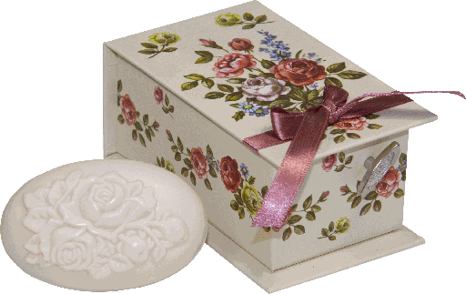 [00514A15] BAUERNBLUME Seife mit Spieluhr spielt „Brahms Wiegenlied“