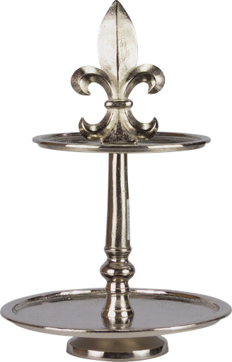 [17381A99] BOURBONE Etagere 2-er Metall schwarz