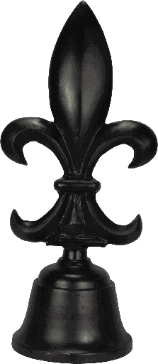 [17463A70] BOURBONE Dekorationsobjekt Metall schwarz