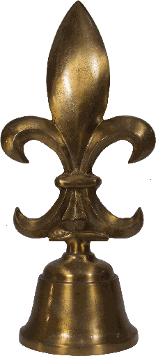 [17463A90] BOURBONE Dekorationsobjekt Metall messing