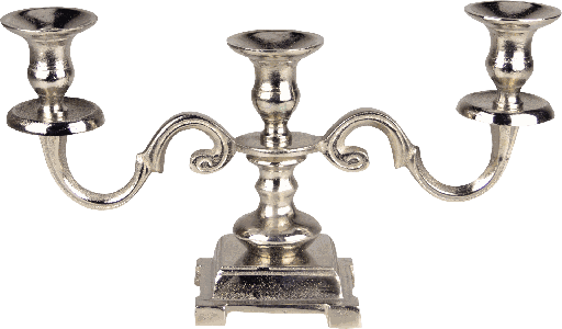 [19012A99] Kerzenständer 3-er Höhe 22,5 cm