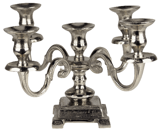 [19013A99] Kerzenständer 5-er Höhe 22,5 cm