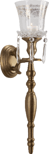 [19019A90] Wand-Kerzenleuchter 1-er 36 cm