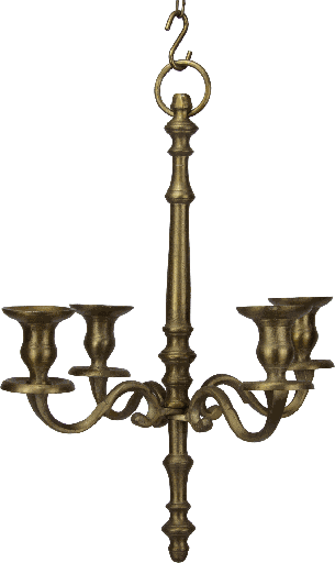 [19050A90] Kronleuchter 4-er mit Kette