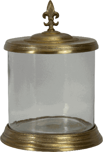 [20400A90] BOURBONE Bonboniere Metall messing