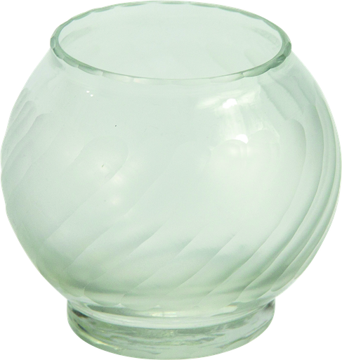 [21102A00] Windlicht 8 x Ø 9 cm Glas satiniert