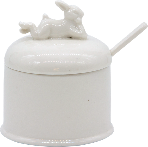 [21122A00] MONSIEUR LAPIN Marmeladendose mit Löffel