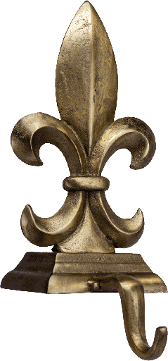 [22005A90] BOURBONE Kranzhaken Metall messing