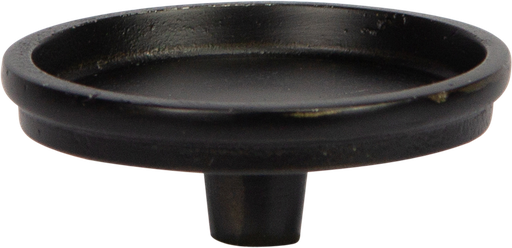 [22019A70] Aufsatzteller für Stumpenkerzen Metall schwarz