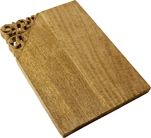 [22021A60] BAROQUE Schneidebrett mit Schnitzerei