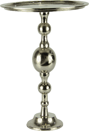 [23002A99] BALLOON Etagere hoch Metall antik-silber