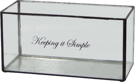 [23110A70] Windlicht 31 x 14 x 16 cm Glas schwarz