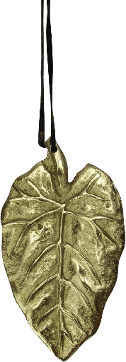 [23210A90] LEAVES Blatt Metall messing