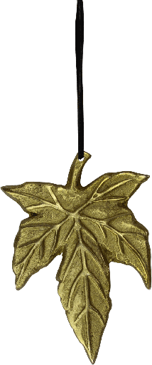 [23211A90] LEAVES Blatt Metall messing