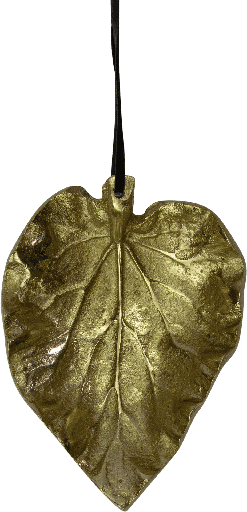 [23212A90] LEAVES Blatt Metall messing