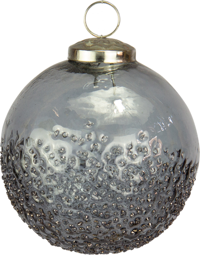 [23216W77] Kugel 10 cm Glas smoke