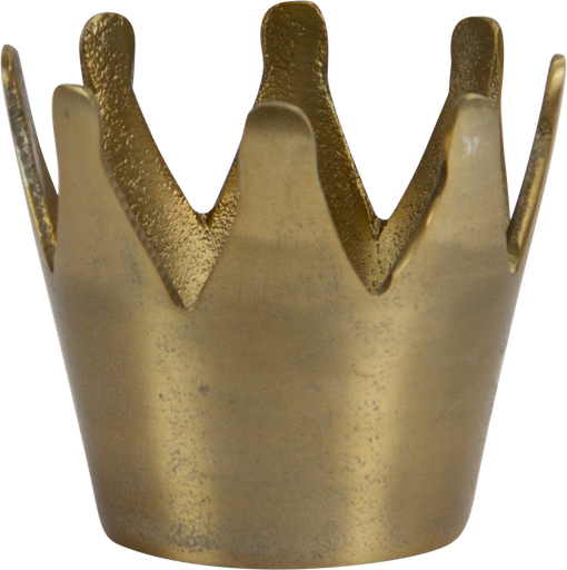 [23319A90] ROYAL Vase / Übertopf 10 cm Metall messing