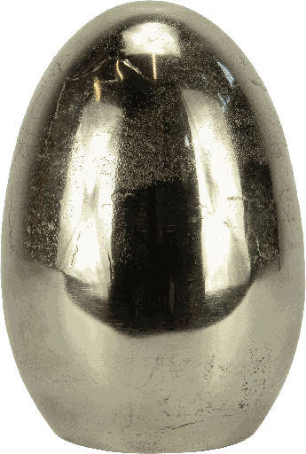 [23337A99] Ei 23,5 cm Metall antik-silber