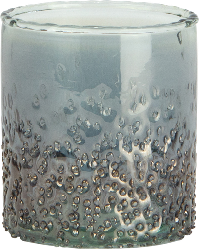 [23400A77] Windlicht 8 x Ø 7,5 cm Glas smoke