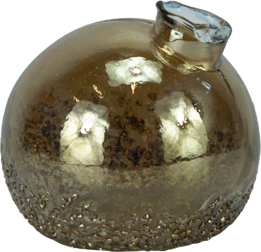 [23408A60] Vase Ø 10 cm Glas braun