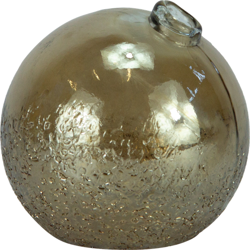 [23409A60] Vase Ø 13 cm Glas braun