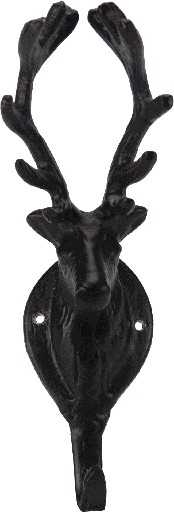 [24018A70] VENISON Wandhaken Metall schwarz