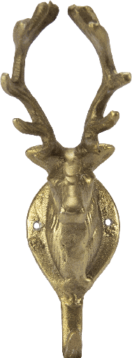 [24018A90] VENISON Wandhaken Metall messing