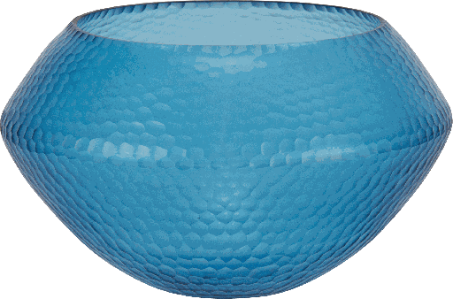 [24022A20] Vase 15 x Ø 25 cm Glas türkis