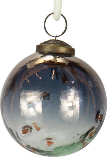 [24030W77] Kugel 7 cm Glas smoke