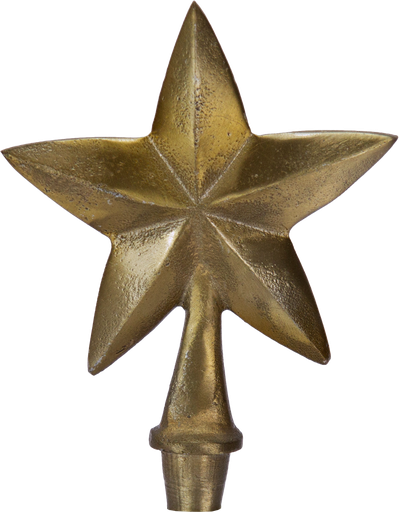 [24050A90] STAR Stecker Metall messing