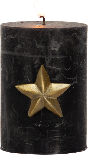 [24051A90] STAR Kerzenpin Metall messing