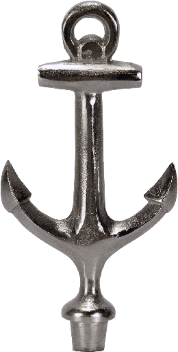 [24060A99] ANCHOR Stecker Metall antik-silber