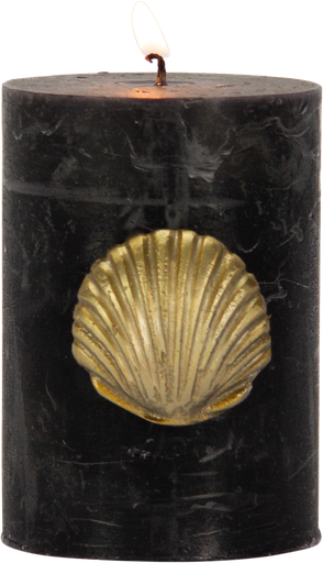 [24071A90] SHELL Kerzenpin Metall messing