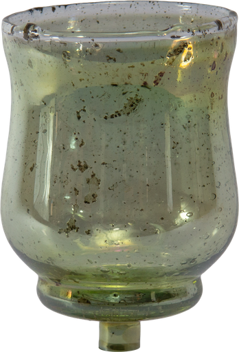 [25112A30] GRAND Teelicht-Aufsatzglas grün