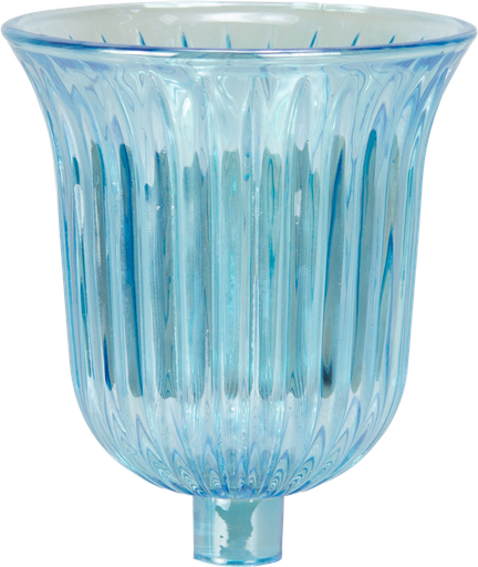 [50255A20] STELLA Teelicht-Aufsatzglas türkis