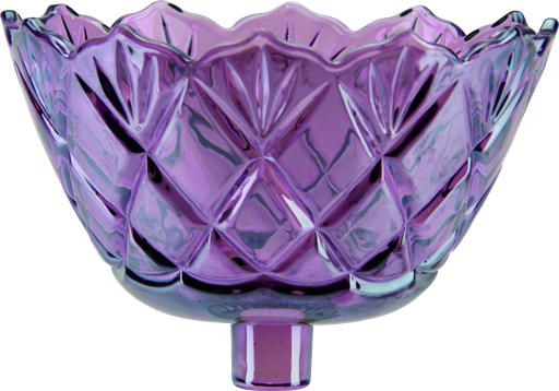 [50275A11] FIORI Teelicht-Aufsatzglas fuchsia