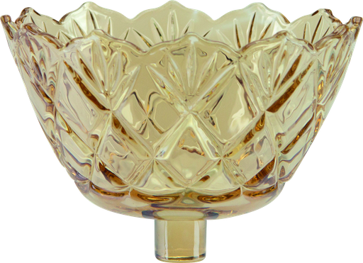 [50275A50] FIORI Teelicht-Aufsatzglas amber