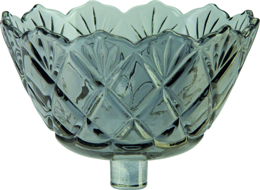 [50275A77] FIORI Teelicht-Aufsatzglas smoke