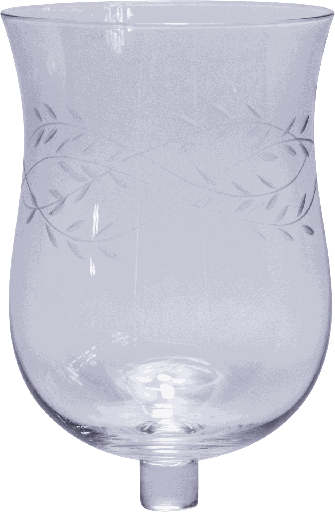 [60140A00] BAROQUE Teelicht-Aufsatzglas Höhe 14 cm